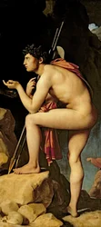 Oedipus and the Sphinx, 1808 (detail)